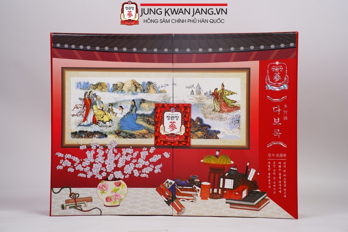 Hộp quà Tết KGC Jung Kwan Jang An Khang Vạn Thọ 2026 thiết kế sang trọng
