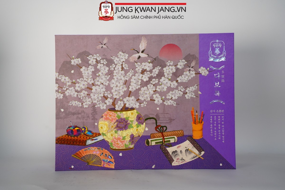 Nước Hồng Sâm Vital Tonic KGC chính hãng trong hộp quà Tết