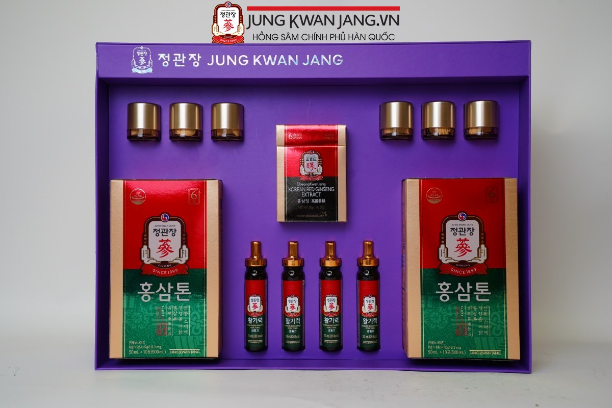 Hộp quà Tết KGC chính hãng tặng đối tác và gia đình dịp năm mới